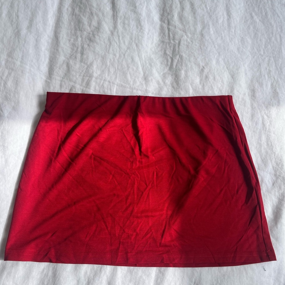 Red Mini Skirt